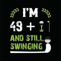 Golf T-shirt Design vector