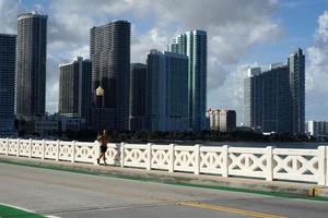 MIAMI, USA - NOVEMBER 5, 2018 - Miami Florida congested highways photo