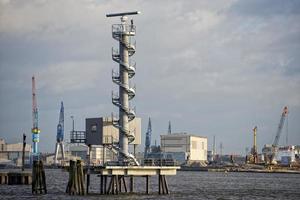 hamburg port detail photo