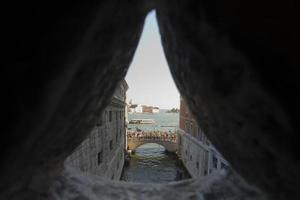 venice view from inside sights bridge photo
