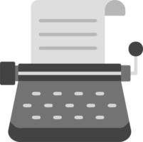 Typewriter Vector Icon