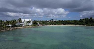 Antenne Ansichten von das Inseln und Yachthafen von Guadeloupe video