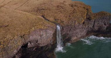 Antenne Aussicht von Schottland Geflügel, natürlich Landschaften video