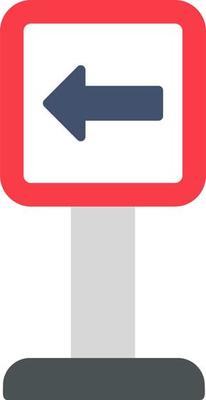 Turn Left Vector Icon