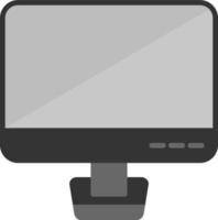 monitor de icono de vector