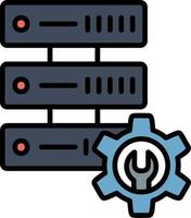 Repair Server Vector Icon