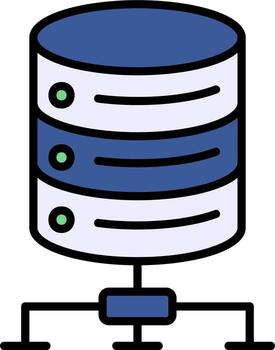 Database Storage Vector Icon