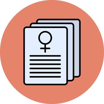 icono de vector de documento