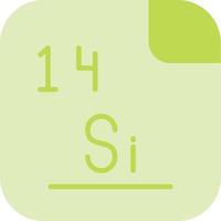 silicio vector icono