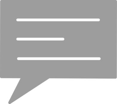 icono de vector de mensaje