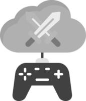 nube gamming vector icono