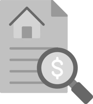 valuación vector icono