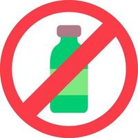 No Alcohol Vector Icon