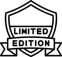 Limited Edition Vector Icon