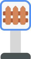 Guarded Level Crossing Vector Icon