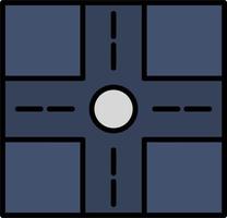 Crossroad Vector Icon