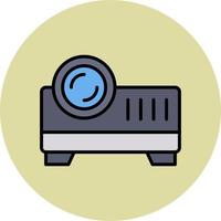 icono de vector de proyector