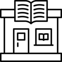 Book Shop Vector Icon