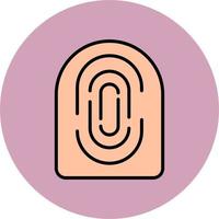 Finger Print Vector Icon