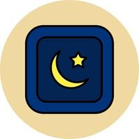 Night Mode Vector Icon