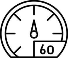 Speedometer Vector Icon