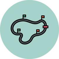 Race track Vector Icon