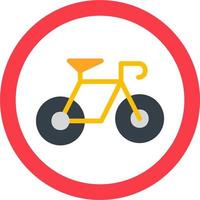 icono de vector de bicicleta