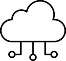 Cloud Computing Vector Icon