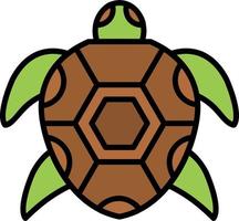 icono de vector de tortuga