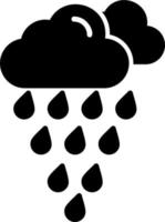 icono de vector de lluvia