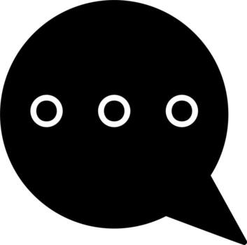 icono de vector de mensaje