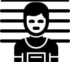 Convict Vector Icon