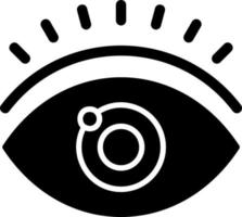 icono de vector de ojo