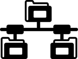 Folder Network Vector Icon