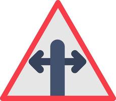 Intersection Vector Icon