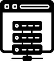 Online Server Vector Icon