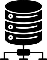 base de datos almacenamiento vector icono