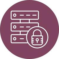 Secure Data Vector Icon