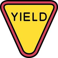 Yield Vector Icon