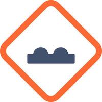 Uneven Road Vector Icon