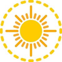 Sun Vector Icon