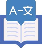 Language Book Vector Icon