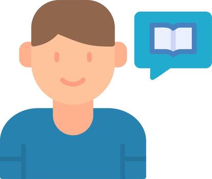 icono de vector de estudiante