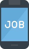 Online Search Job Vector Icon