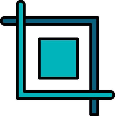 Crop Vector Icon