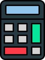 icono de vector de calculadora