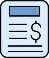 File invoice Vector Icon