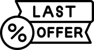 Last Offer Vector Icon