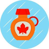 Maple Syrup Vector Icon Design