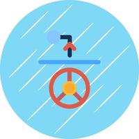 Driving Route Vector Icon Design